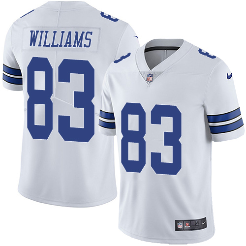Nike Cowboys #83 Terrance Williams White Men's Stitched NFL Vapor Untouchable Limited Jersey